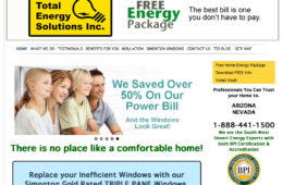 Total Energy Solutions Website